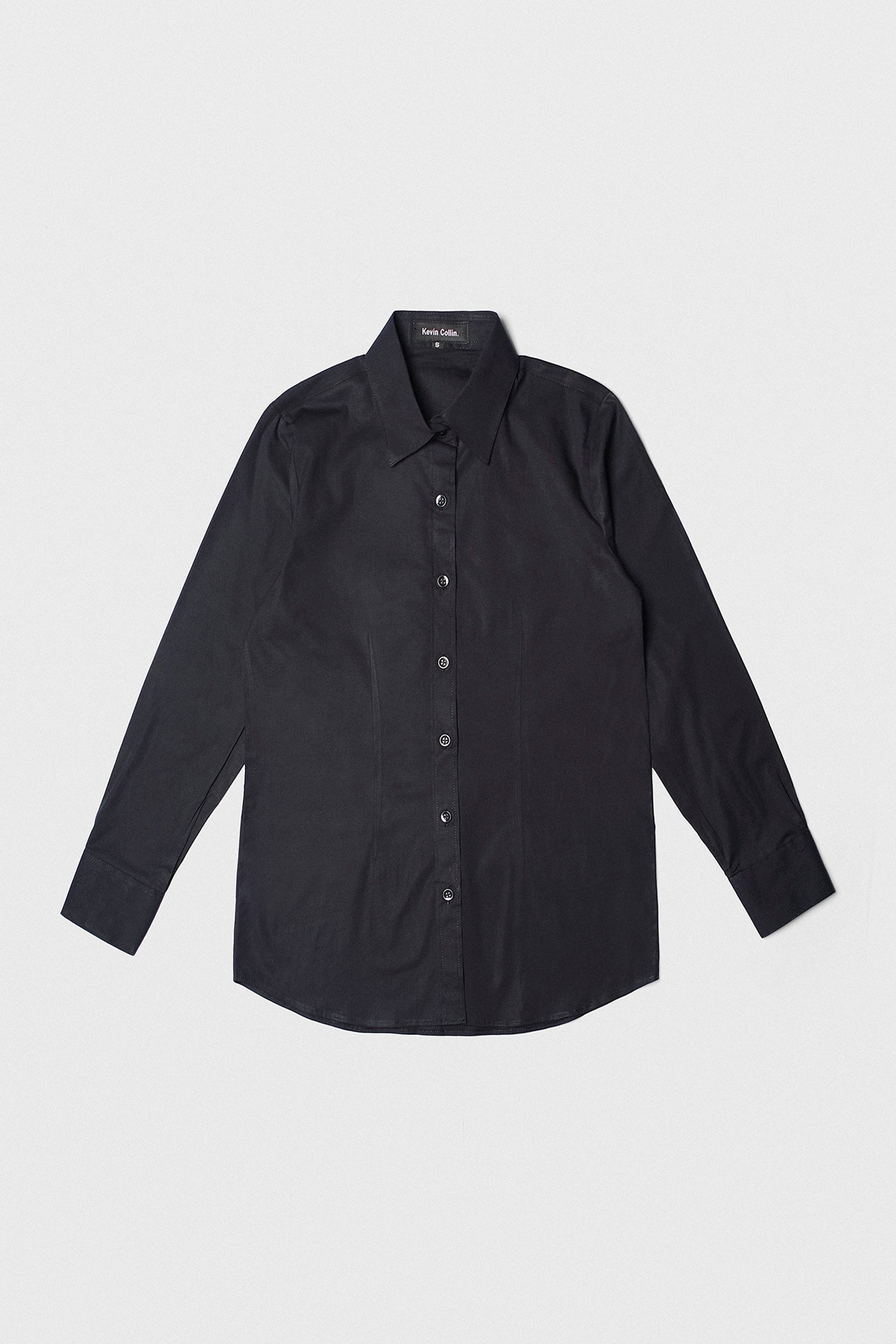 Black Button Down Collar Shirt kevincollin.com