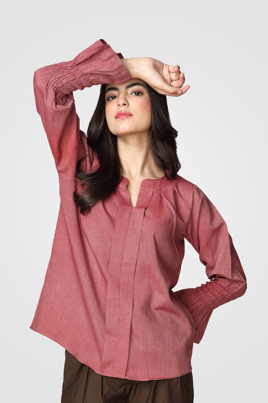 Rosy Bell Sleeve Blouse kevincollin.com