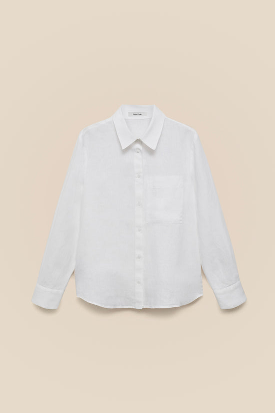 White Linen Shirt kevincollin.com