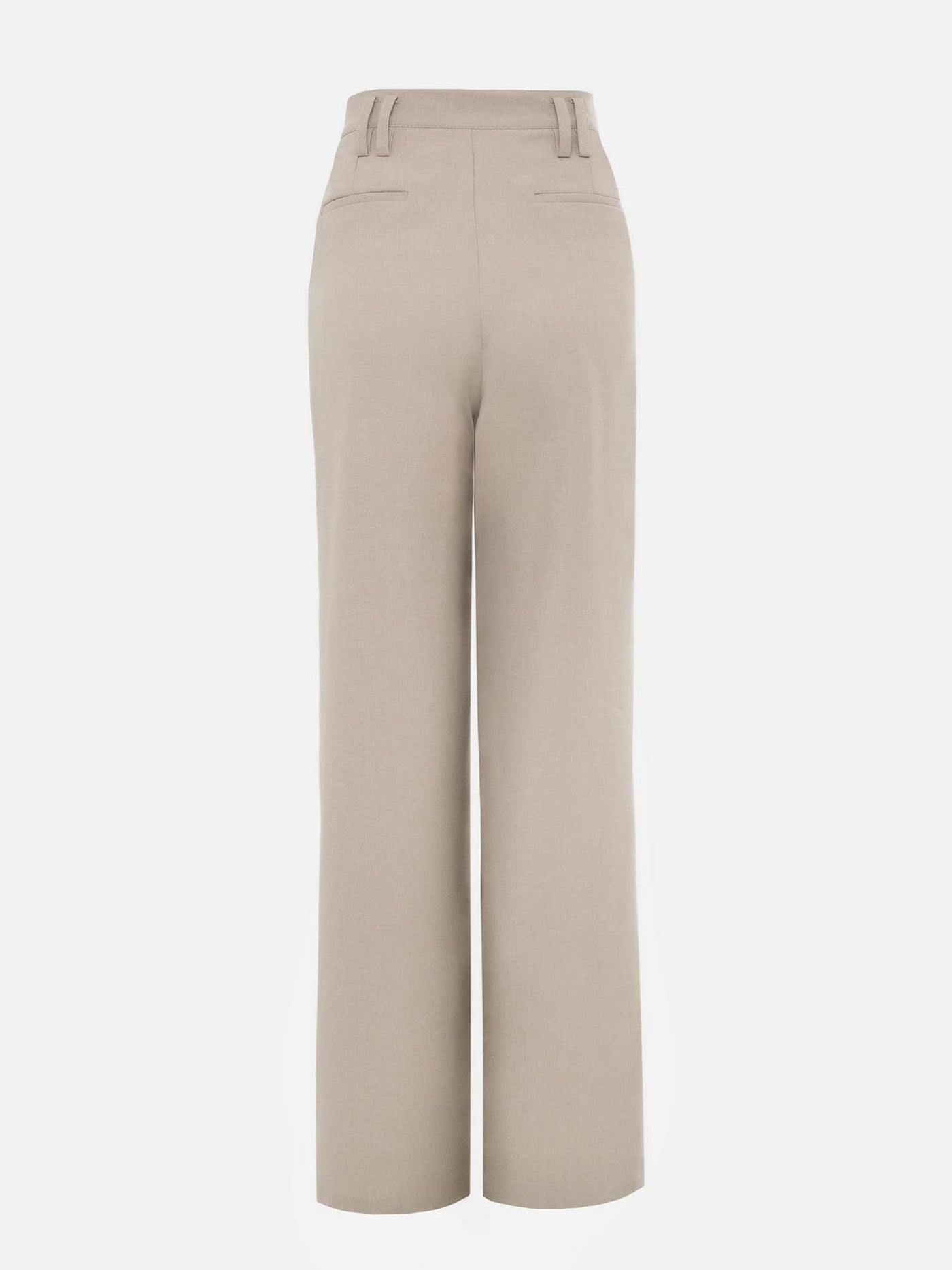 Women Pleated Flared Pants in Abalone