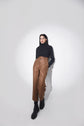 Brown Stretchable Pants kevincollin.com