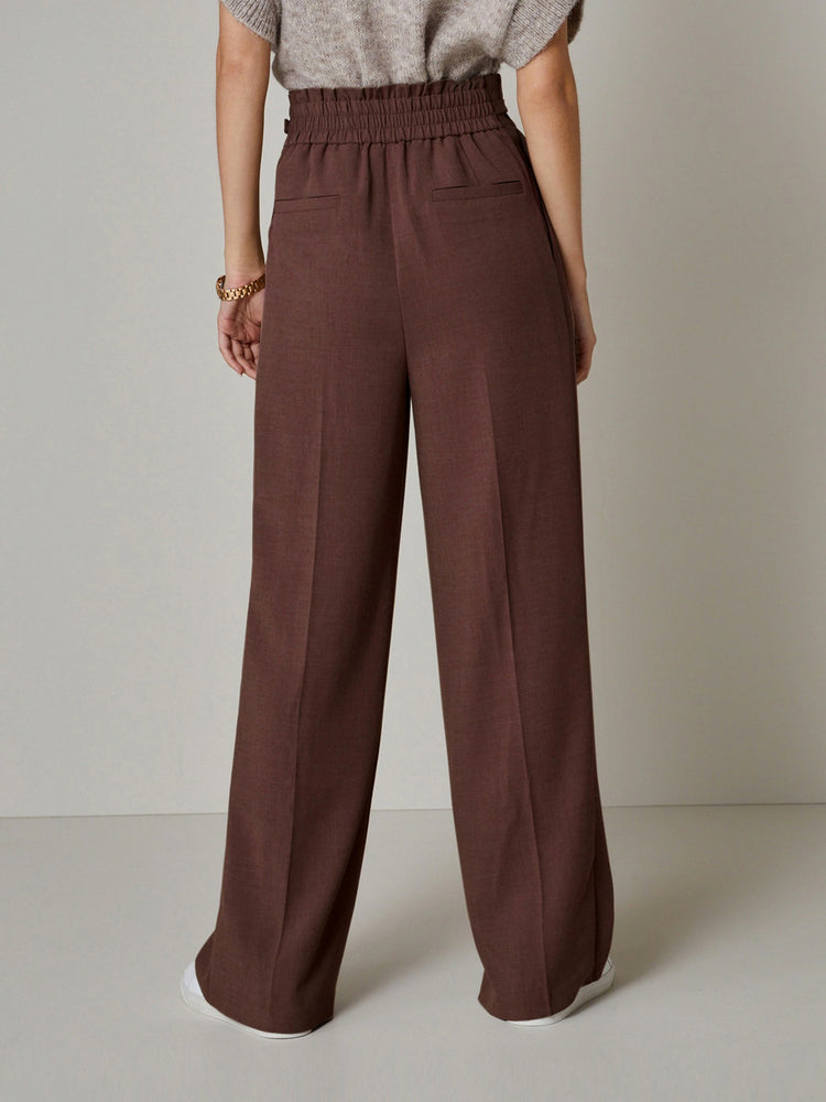 Belted Wide Leg Trousers kevincollin.com